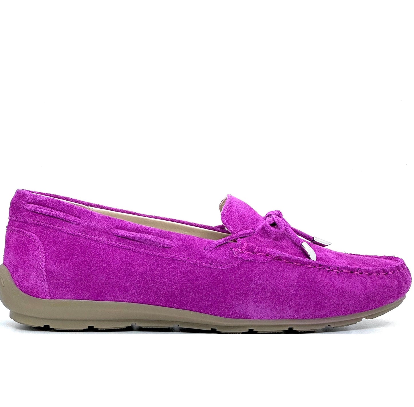 Ara Ladies Alabama Suede Bow trim Loafer