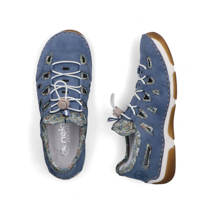Rieker Angela 55956-10 Blue Shoe