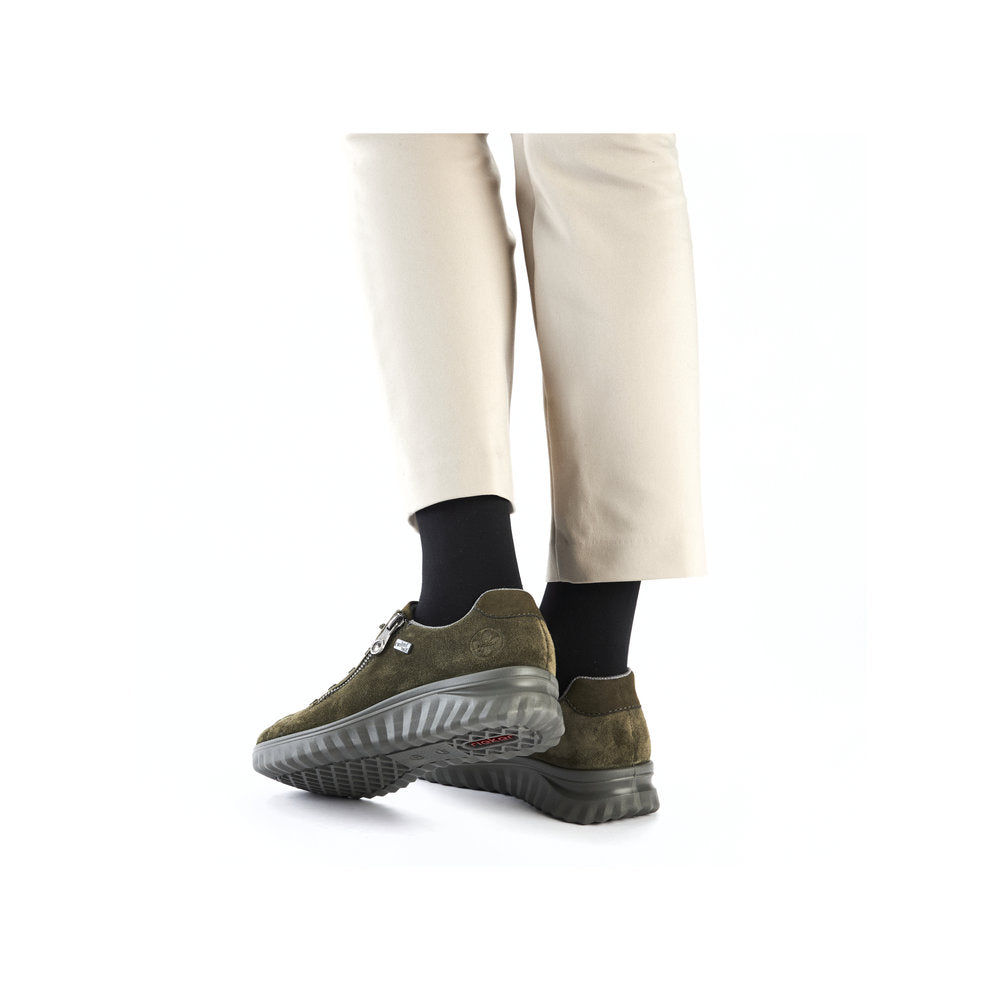 Rieker Ladies Tex Lined Zip Side Lace Up