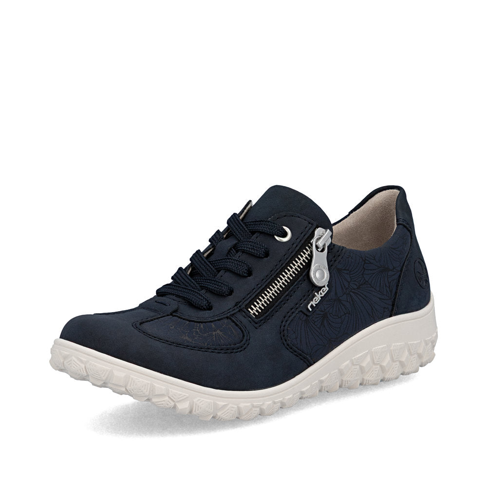 Rieker Ladies Wide Fit Stretch Fabric Casual Shoe