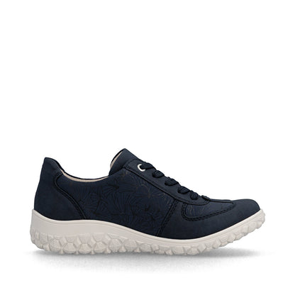 Rieker Ladies Wide Fit Stretch Fabric Casual Shoe