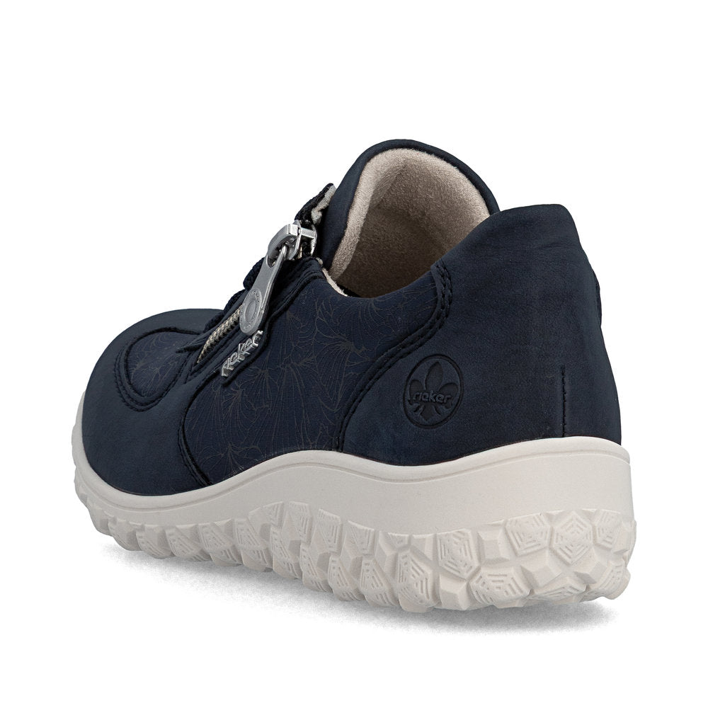 Rieker Ladies Wide Fit Stretch Fabric Casual Shoe
