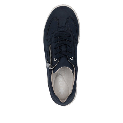 Rieker Ladies Wide Fit Stretch Fabric Casual Shoe