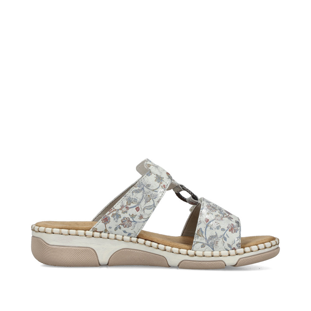 Rieker Ladies Double Strap Backless Sandal