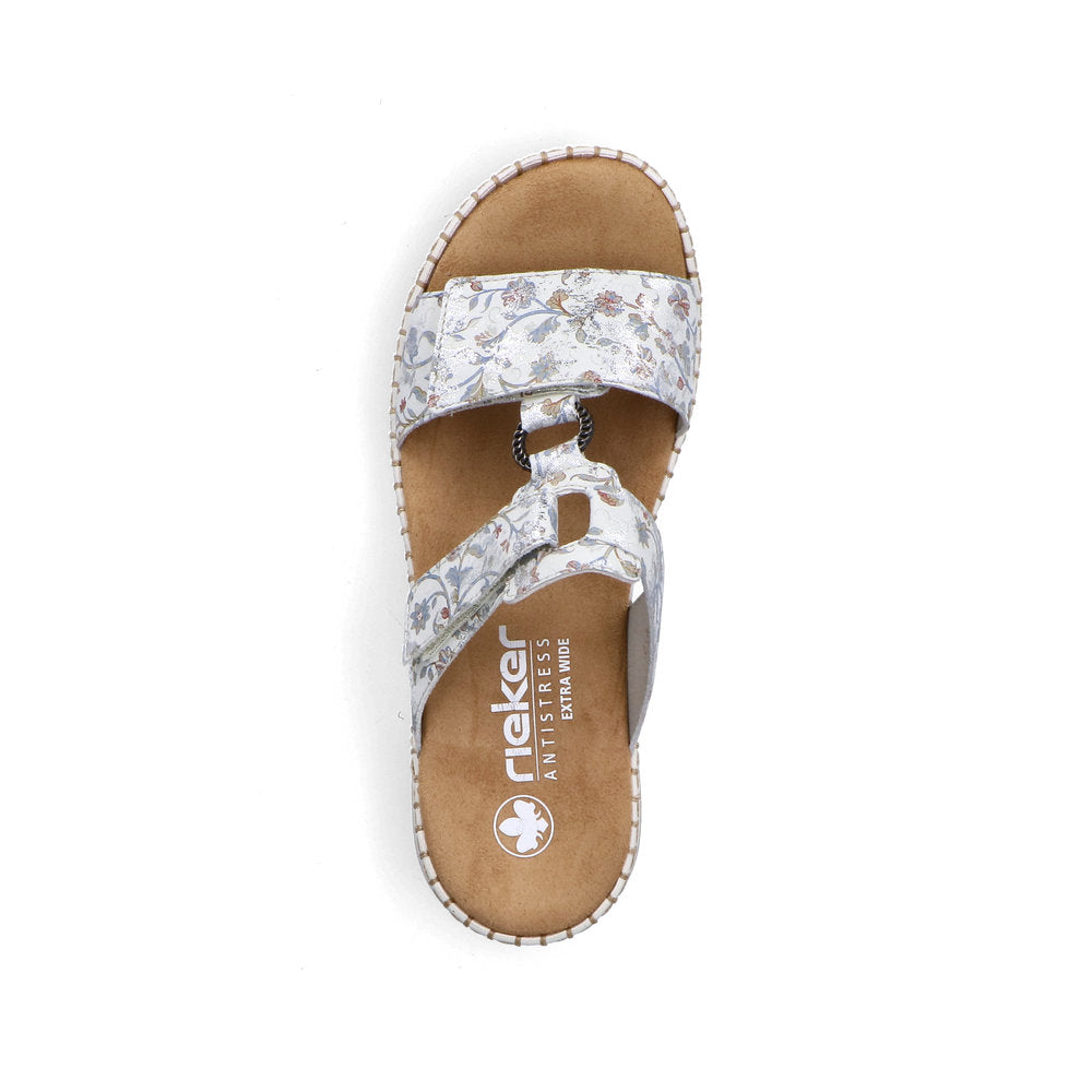 Rieker Ladies Double Strap Backless Sandal