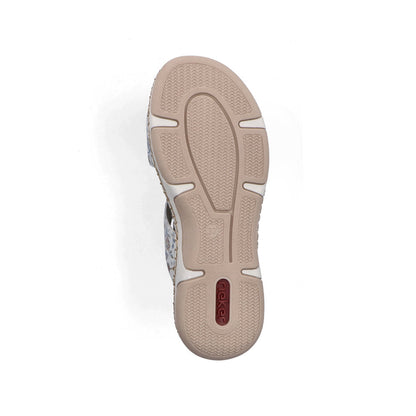 Rieker Ladies Double Strap Backless Sandal