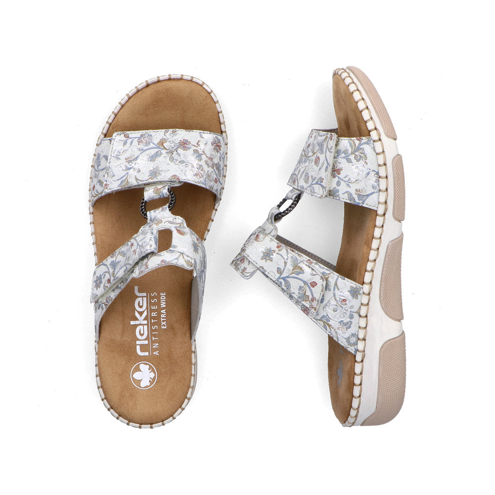 Rieker Ladies Double Strap Backless Sandal