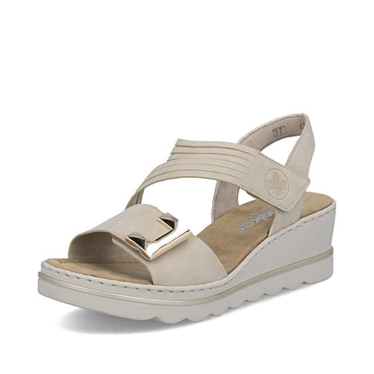 Rieker Rose 67410-62 Beige Sandal