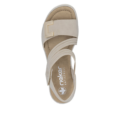 Rieker Rose 67410-62 Beige Sandal