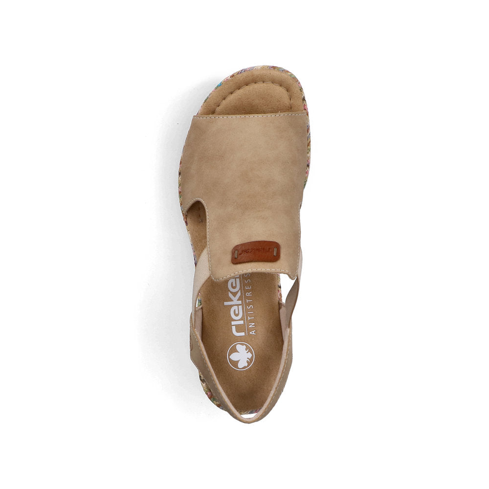 Rieker Rose 69472-60 Beige Sandal