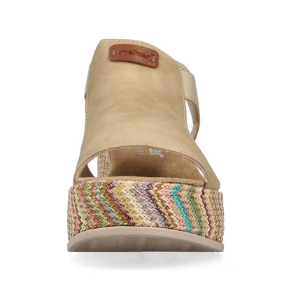 Rieker Rose 69472-60 Beige Sandal