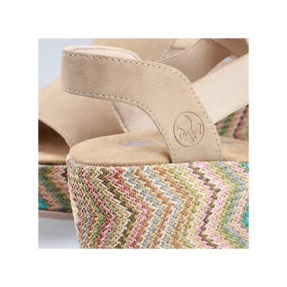 Rieker Rose 69472-60 Beige Sandal