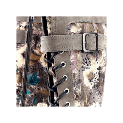 Rieker Ladies Lace Up Front Long Boot