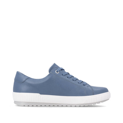 Remonte Ladies Side Zip Lace Up Tex Sneaker