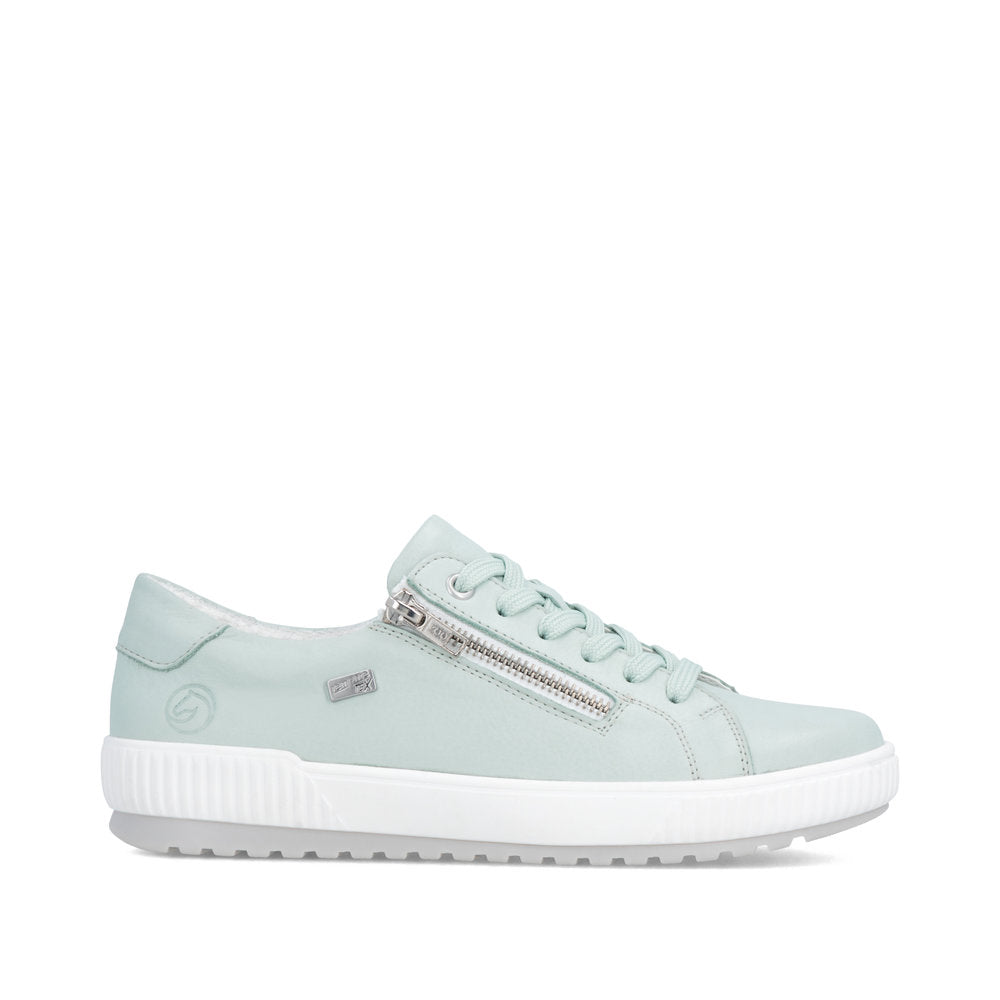 Remonte Ladies Side Zip Lace Up Tex Sneaker