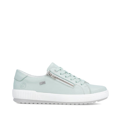 Remonte Ladies Side Zip Lace Up Tex Sneaker
