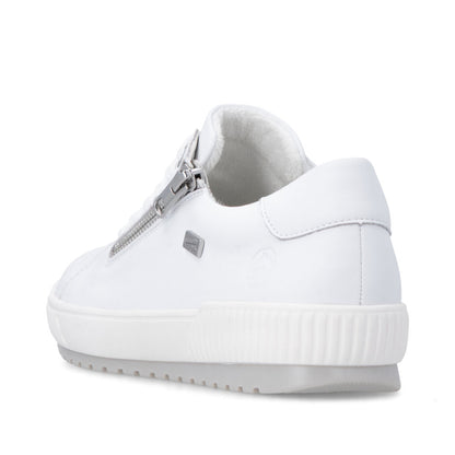 Remonte Ladies Side Zip Lace Up Tex Sneaker