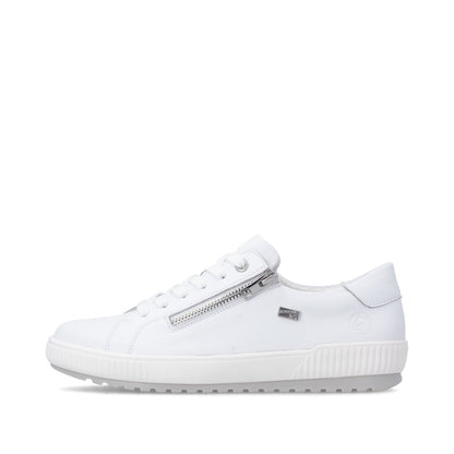 Remonte Ladies Side Zip Lace Up Tex Sneaker