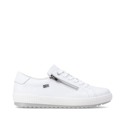 Remonte Ladies Side Zip Lace Up Tex Sneaker