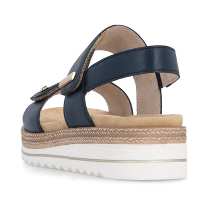 Remonte Ladies Two Strap Flat Sandal