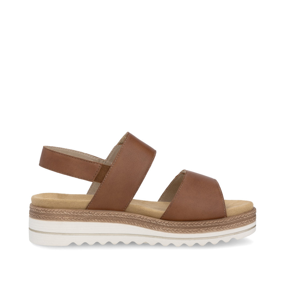 Remonte Ladies Two Strap Flat Sandal