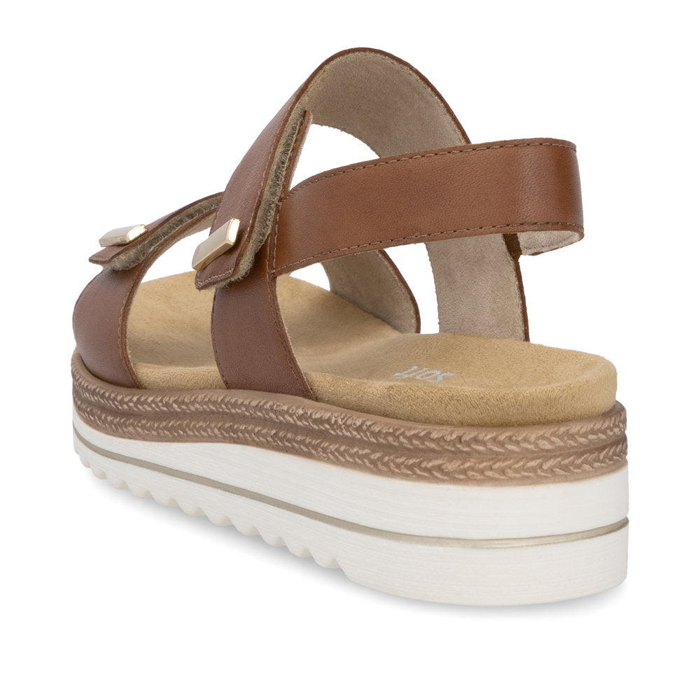 Remonte Ladies Two Strap Flat Sandal