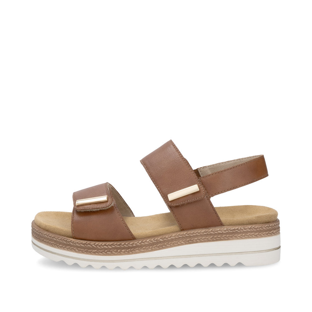 Remonte Ladies Two Strap Flat Sandal