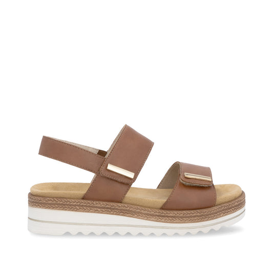 Remonte Ladies Two Strap Flat Sandal
