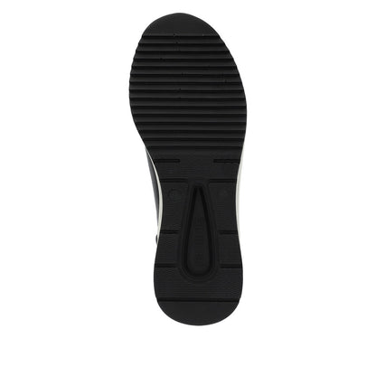 Remonte Ladies Zip Side Wedge Heel Lace Sneaker