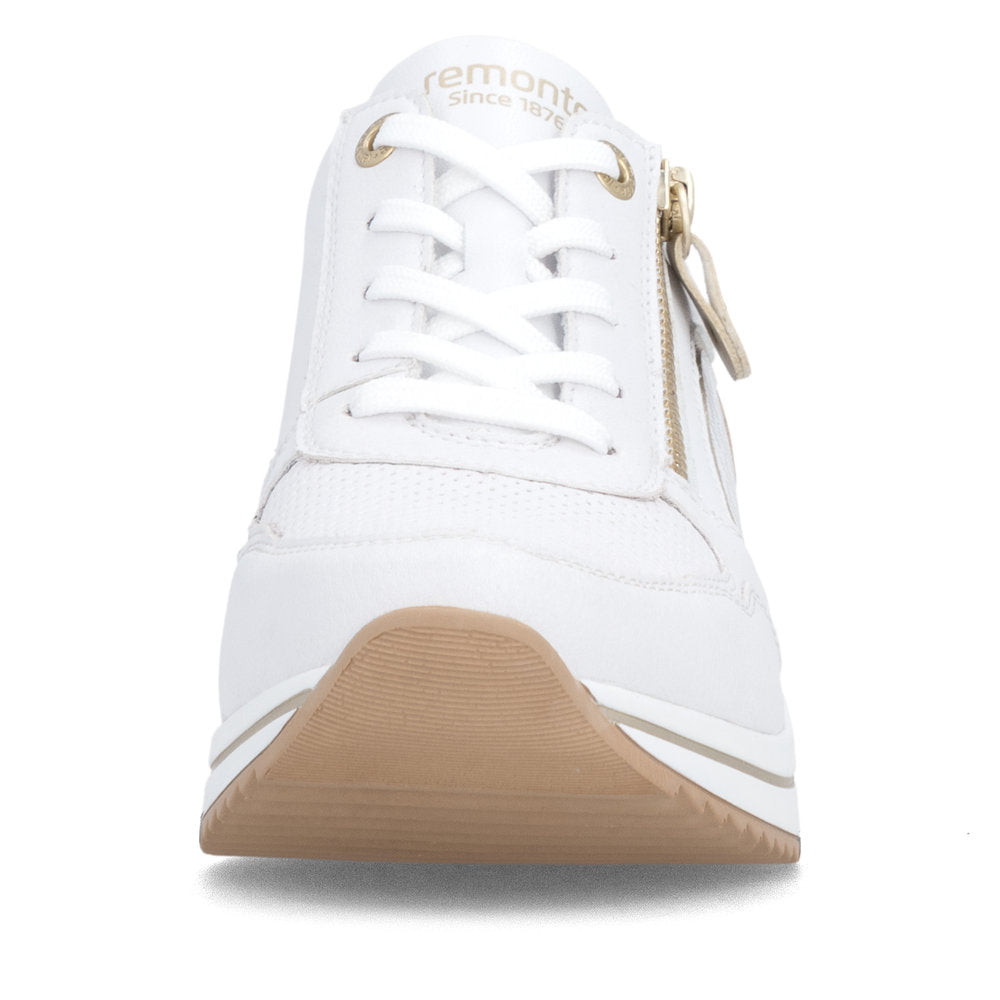 Remonte Ladies Wide Fit Lace Up Wedge Sneaker