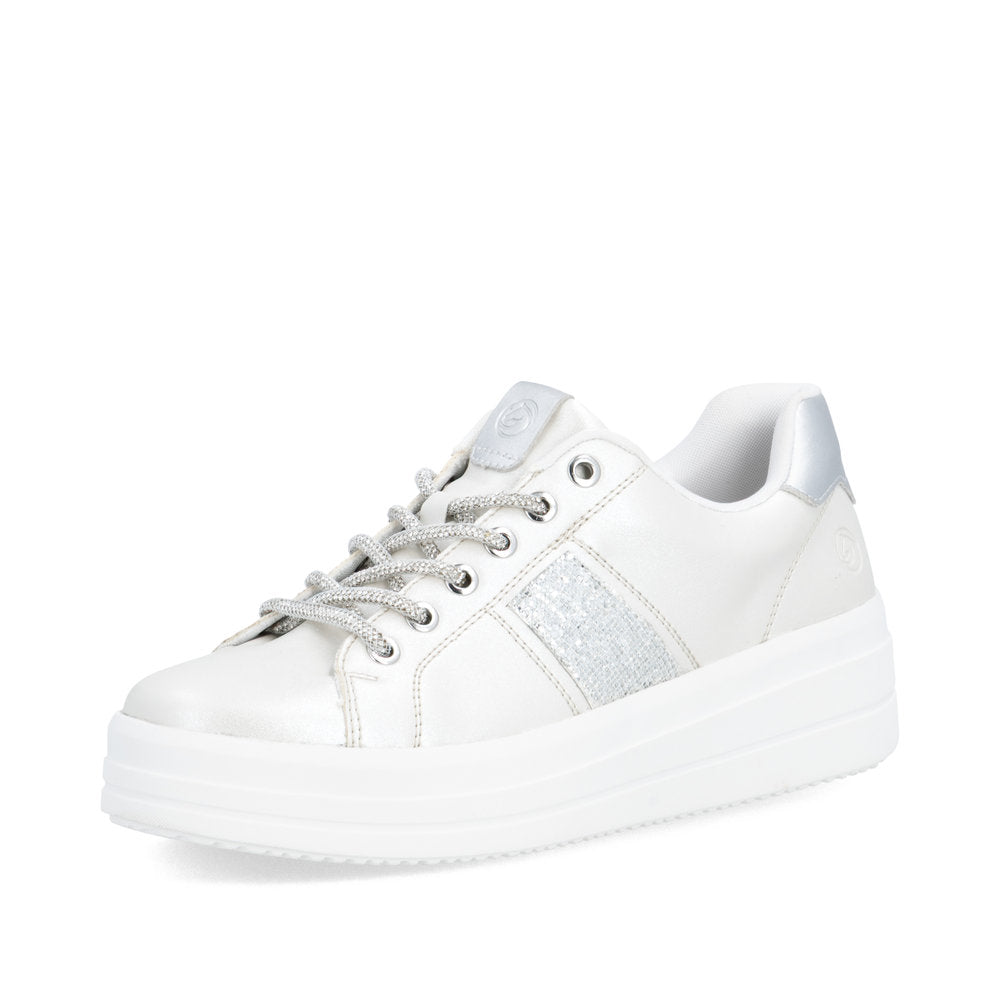 Remonte Ladies Bumper Sole Lace Up Sneaker