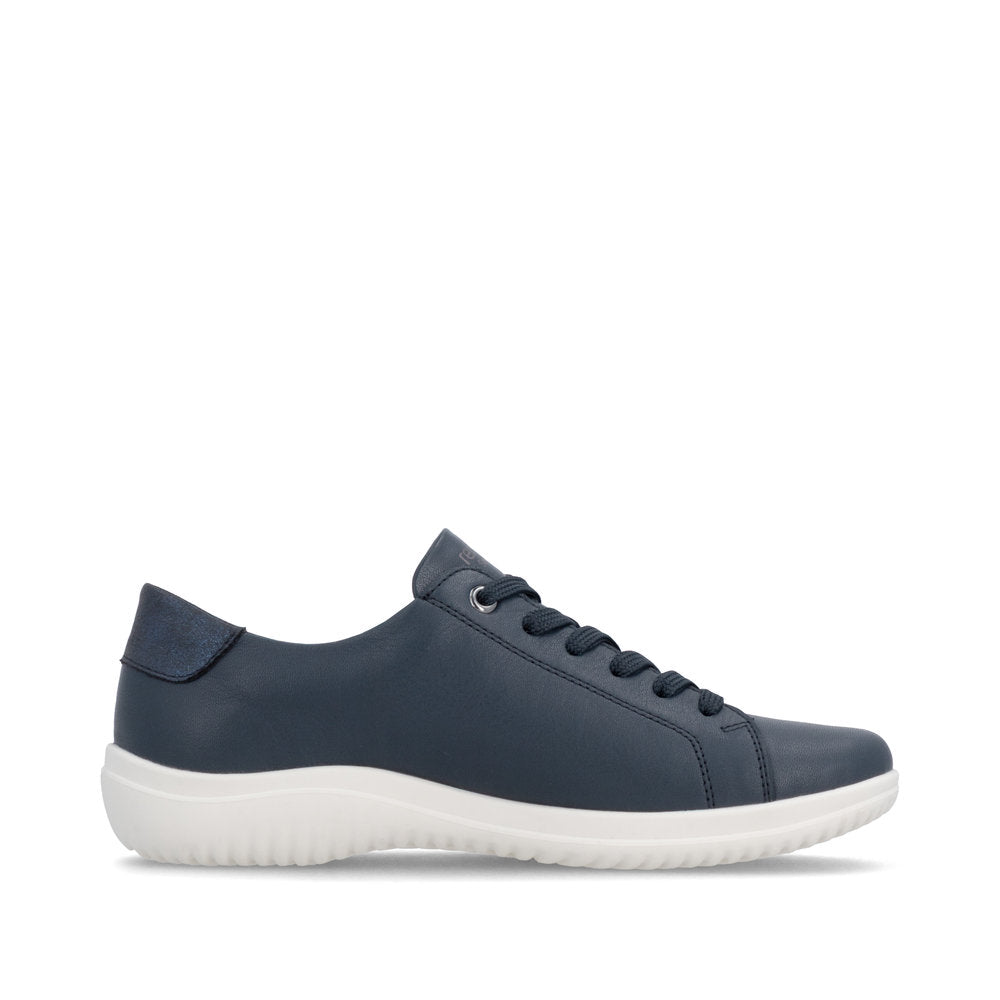 Remonte Ladies Zip Side Lace Up Casual Shoe