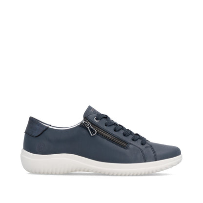 Remonte Ladies Zip Side Lace Up Casual Shoe