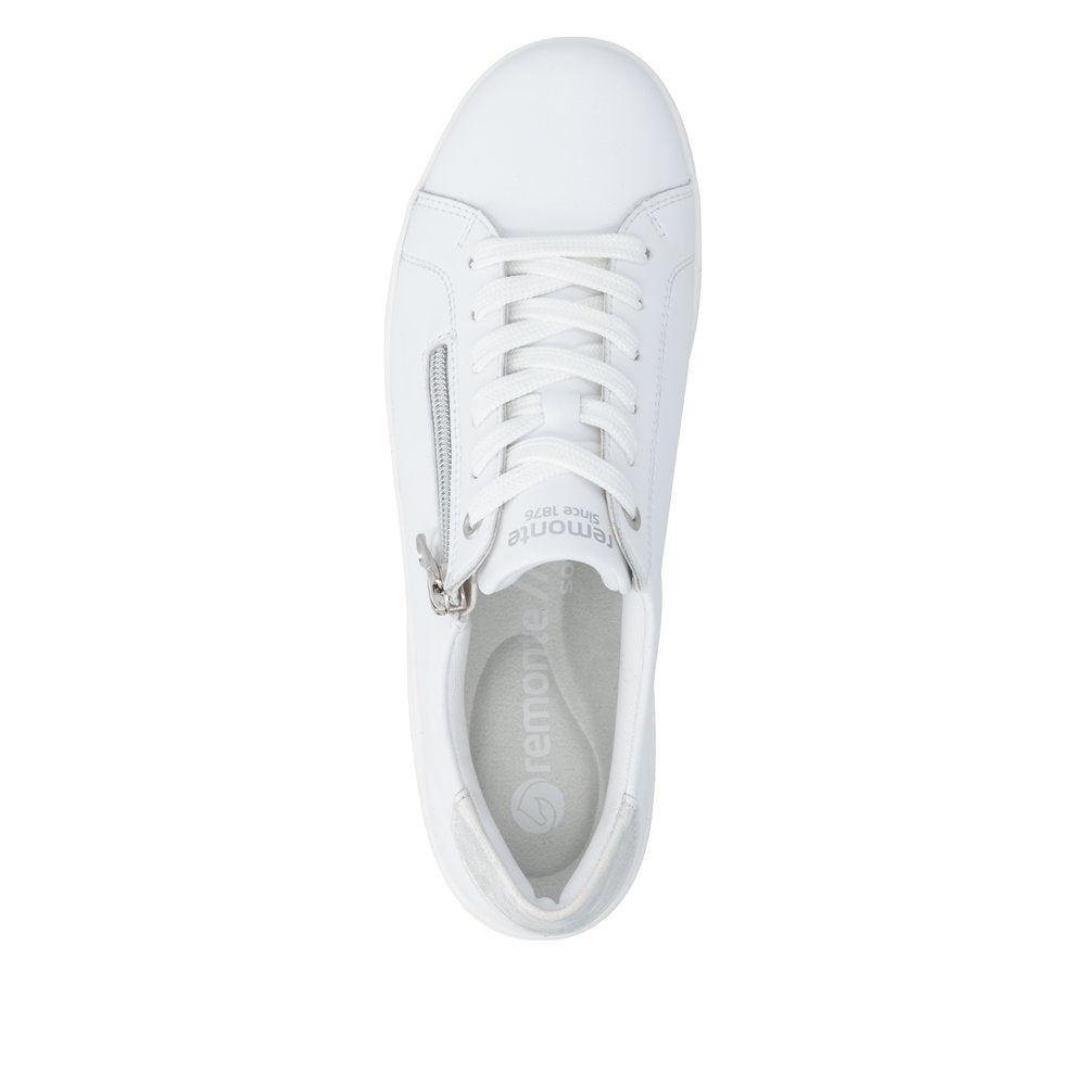 Remonte Ladies Zip Side Lace Up Casual Shoe