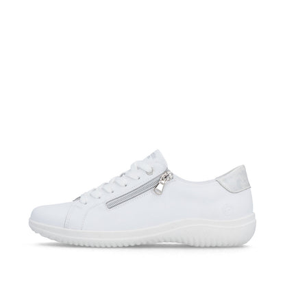 Remonte Ladies Zip Side Lace Up Casual Shoe