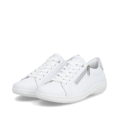 Remonte Ladies Zip Side Lace Up Casual Shoe