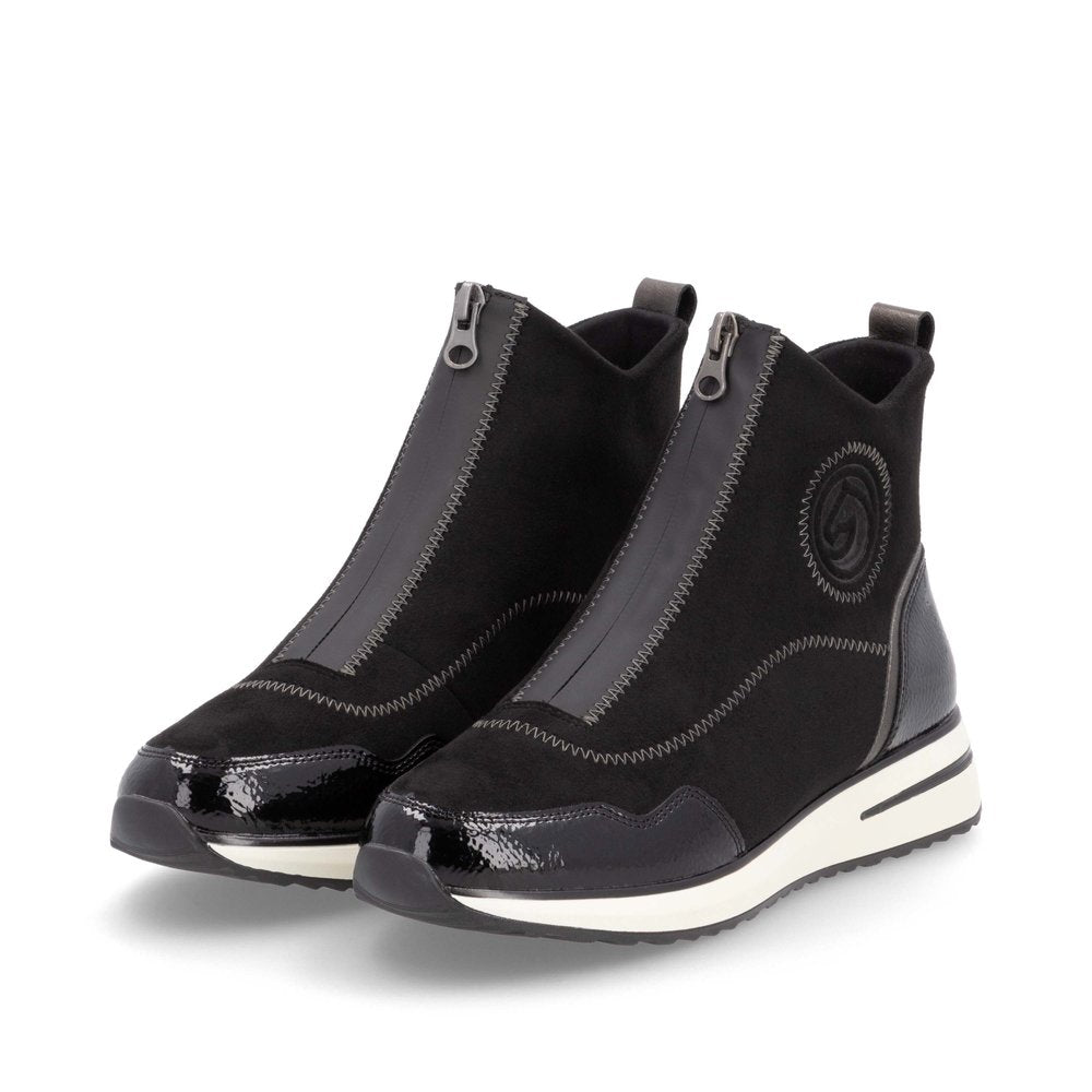 Remonte Ladies Zip Up Front Sneaker Boot