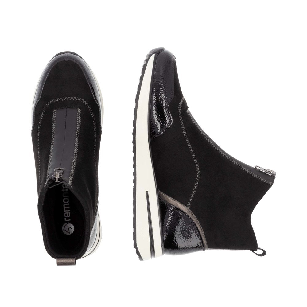 Remonte Ladies Zip Up Front Sneaker Boot