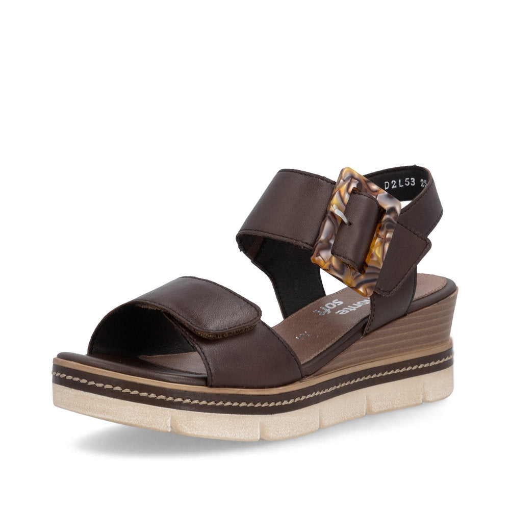 Remonte Ladies Chunky Wedge Sandal