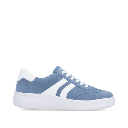 Remonte Ladies Wide Fit Lace Up Retro Sneaker