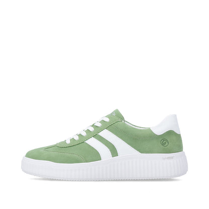 Remonte Ladies Wide Fit Lace Up Retro Sneaker