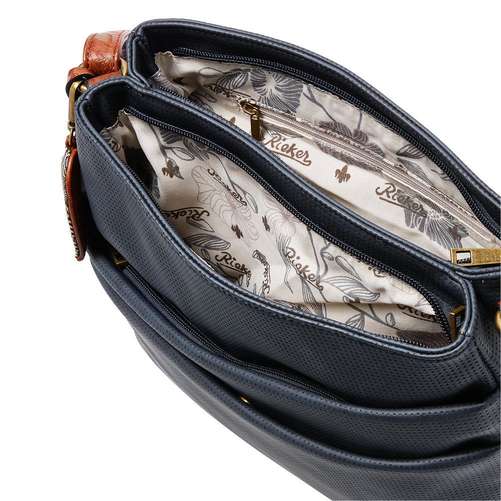 Rieker Ladies Multi Pocket Shoulder Bag