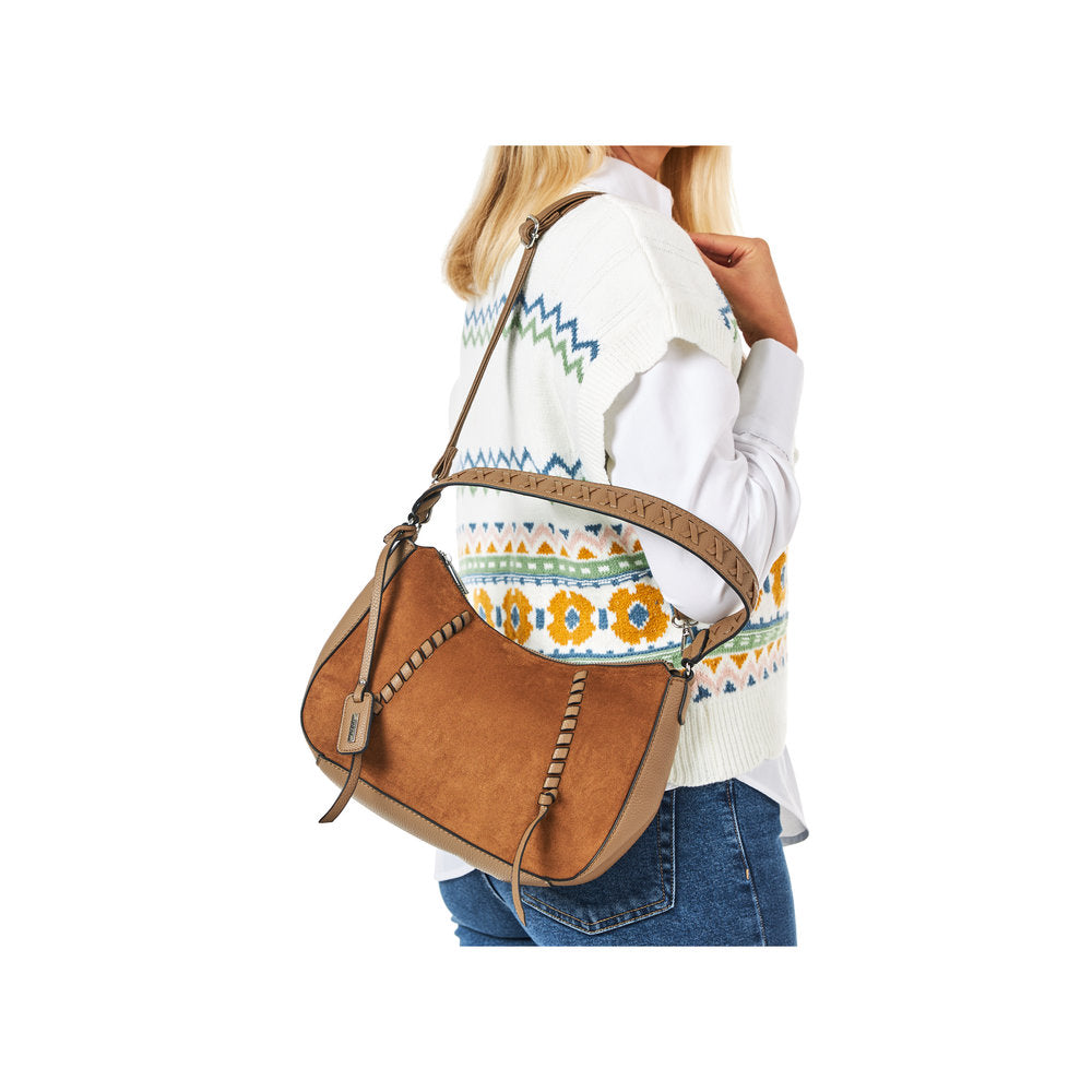 Rieker Ladies Whip Trim Small Shoulder Bag