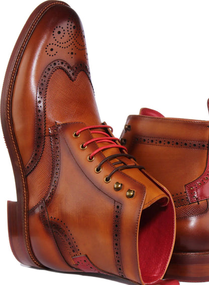 Justin Reess Cameron Men's Lace Brogue Boot