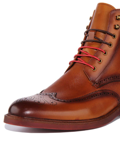 Justin Reess Cameron Men's Lace Brogue Boot