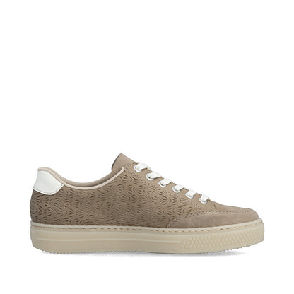 Rieker Ladies Zip Side Lace Up Sneaker