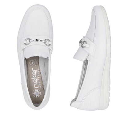 Rieker Ladies Snaffle Trim Flexi Sole Loafer