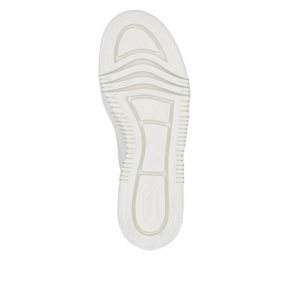 Rieker Ladies Flatform Zip Side Lace Up Sneaker