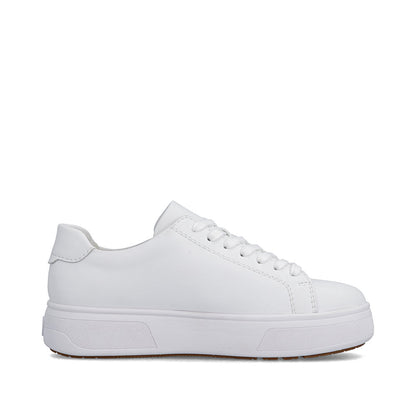 Rieker Ladies Zip Side Lace Up Sneaker