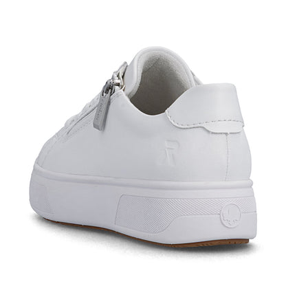 Rieker Ladies Zip Side Lace Up Sneaker
